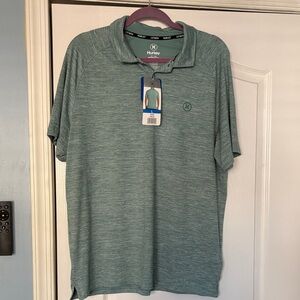 Hurley Men's Teal Polo Shirt